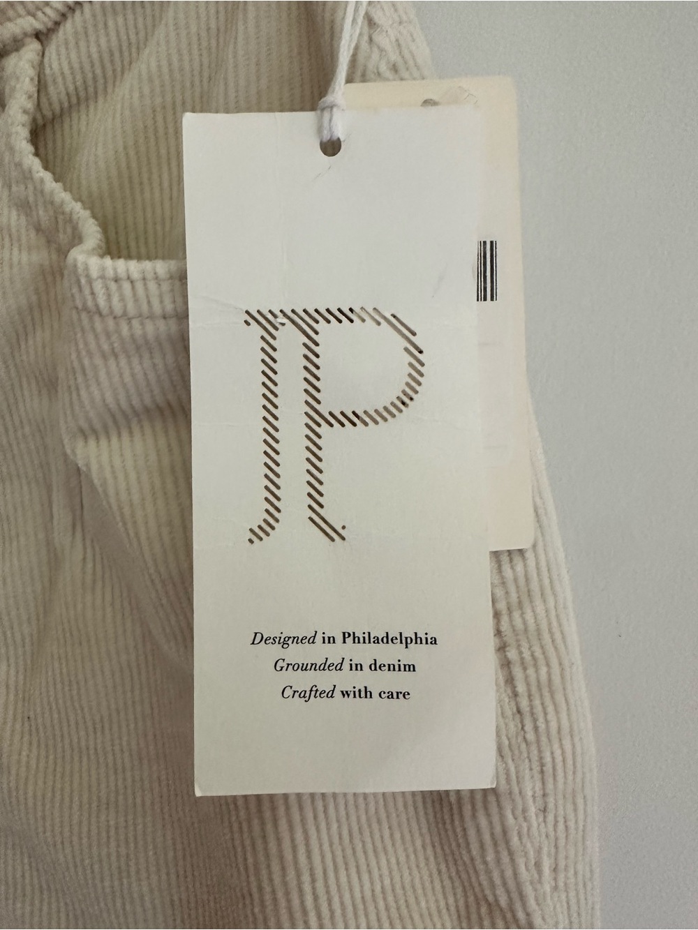 Pilcro (Anthropologie) Rylan Cream Wide-Leg Corduroy Flares - Picture 8 of 8